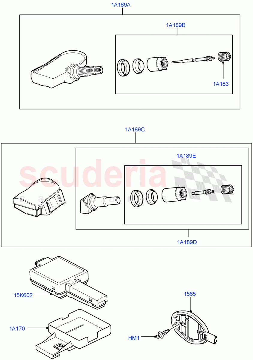 Tyre Pressure Monitor System ((V) FROMAA000001) of Land Rover Land Rover Range Rover Sport (2010-2013) [3.6 V8 32V DOHC EFI Diesel]