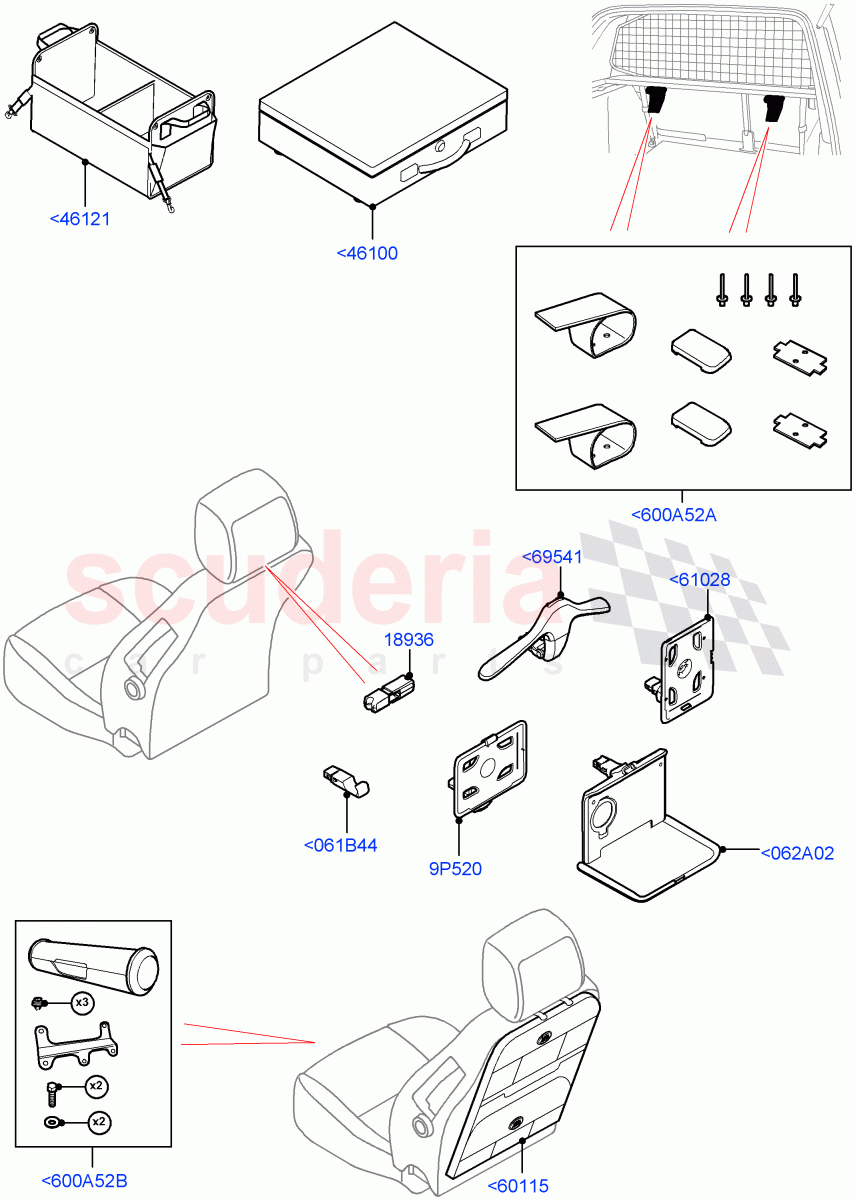 Storage(Accessory) of Land Rover Land Rover Range Rover (2012-2021) [3.0 Diesel 24V DOHC TC]