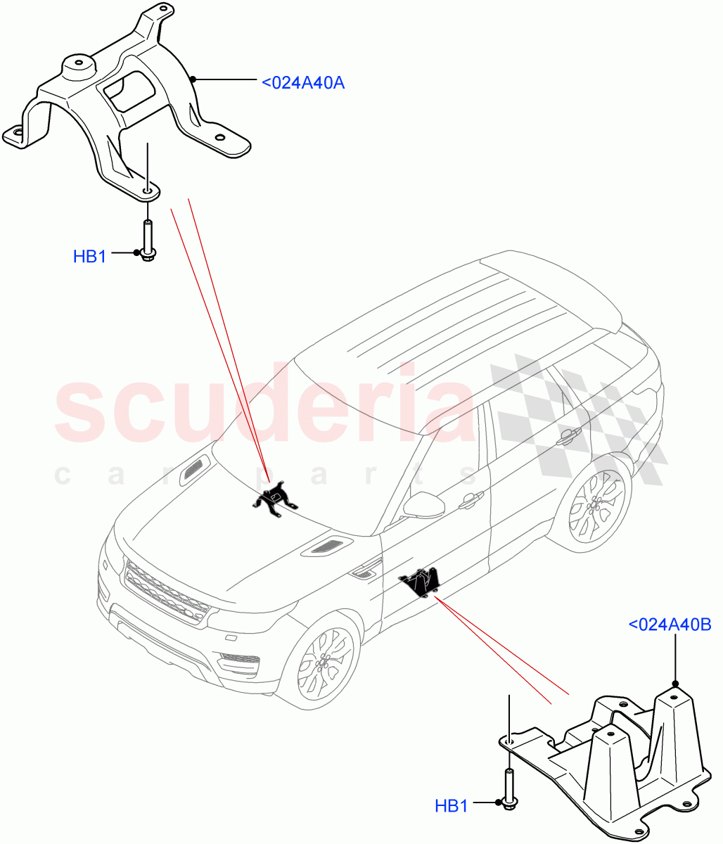 Floor Pan - Centre And Rear(2.0L I4 DSL MID DOHC AJ200,2.0L I4 DSL HIGH DOHC AJ200) of Land Rover Land Rover Range Rover Sport (2014+) [3.0 I6 Turbo Petrol AJ20P6]