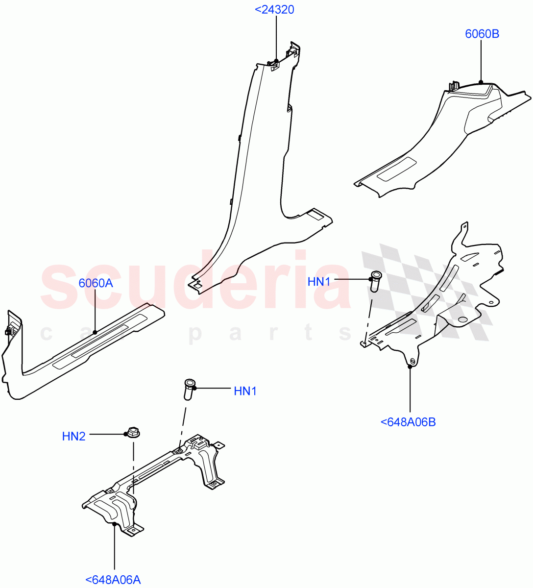 Side Trim(Sill)(Itatiaia (Brazil))((V)FROMGT000001) of Land Rover Land Rover Discovery Sport (2015+) [2.0 Turbo Petrol AJ200P]