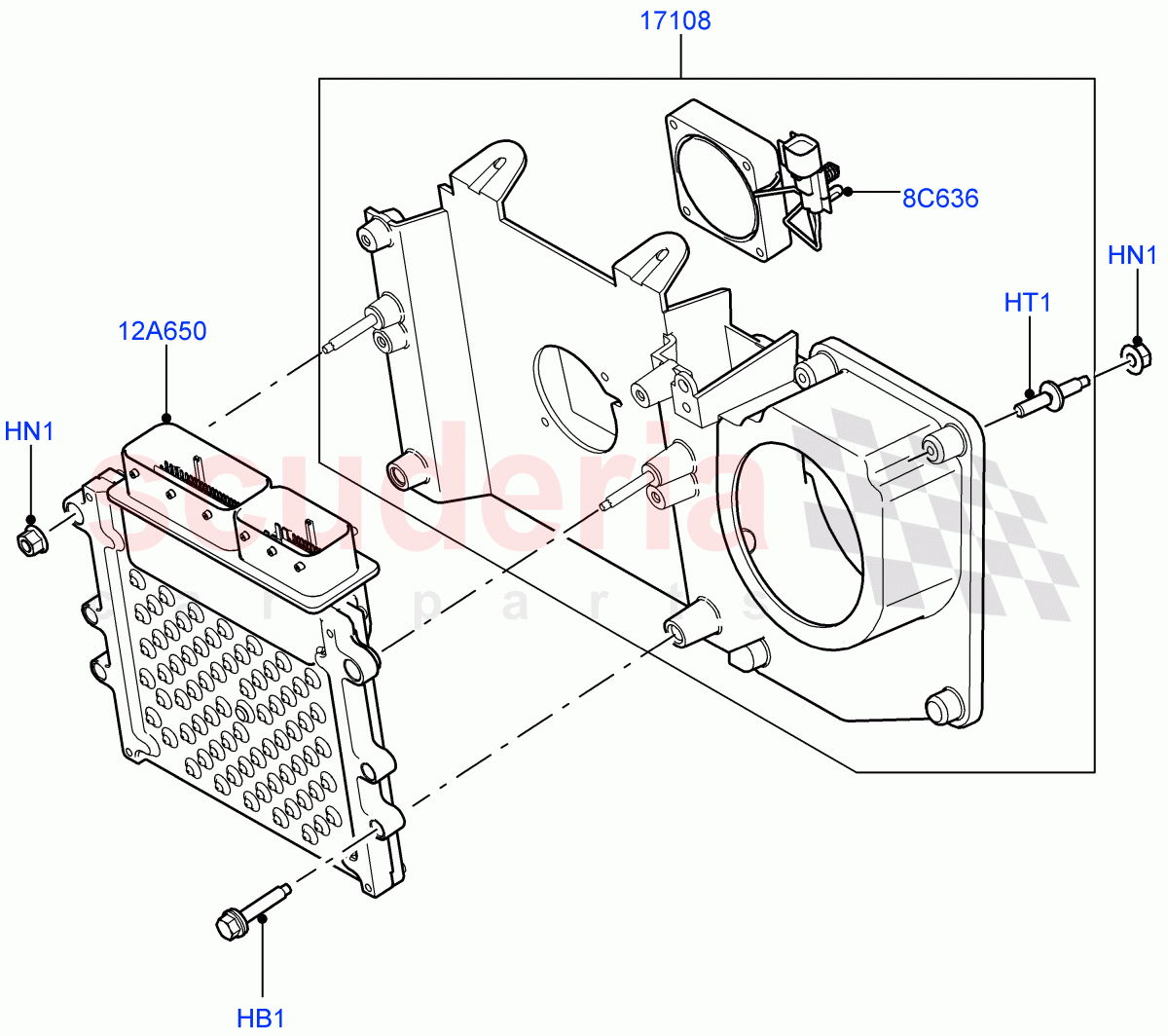 Engine Modules And Sensors(5.0L OHC SGDI NA V8 Petrol - AJ133)((V)FROMAA000001) of Land Rover Land Rover Range Rover Sport (2010-2013) [5.0 OHC SGDI NA V8 Petrol]