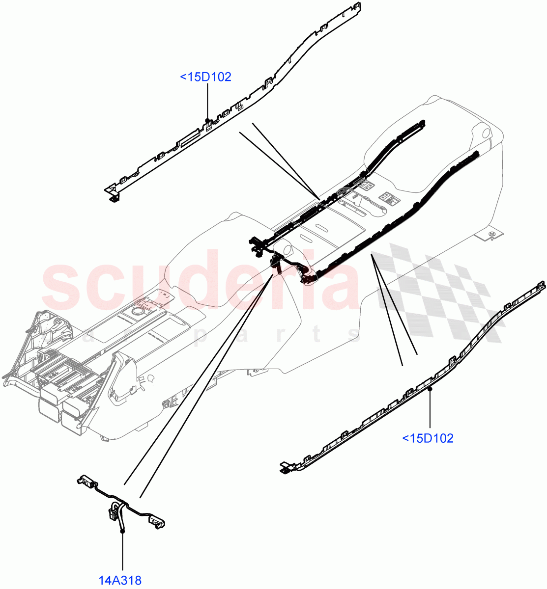 Interior Lamps(Rear Console) of Land Rover Land Rover Range Rover (2012-2021) [2.0 Turbo Petrol AJ200P]