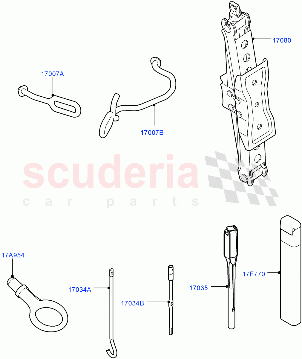 Tools(Solihull Plant Build)((V)FROMHA000001) of Land Rover Land Rover Discovery 5 (2017+) [3.0 I6 Turbo Petrol AJ20P6]