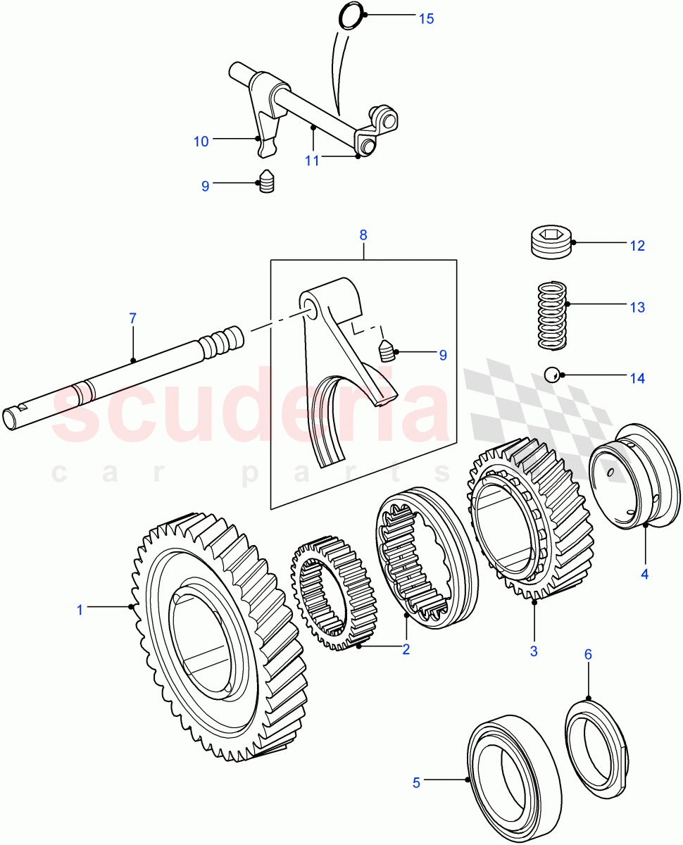 High/Low Gear((V)FROM7A000001) of Land Rover Land Rover Defender (2007-2016)