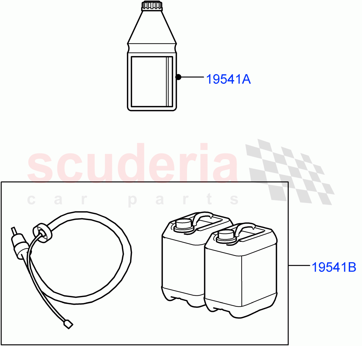 Other Fluids(With Diesel Exh Fluid Emission Tank) of Land Rover Land Rover Defender (2020+) [3.0 I6 Turbo Petrol AJ20P6]