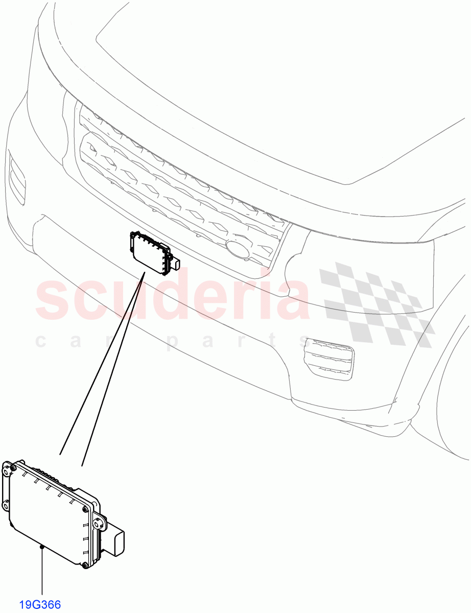 Speed Control(3.0 V6 Diesel,With Adaptive Speed Control)((V)FROMFA000001) of Land Rover Land Rover Discovery 4 (2010-2016) [3.0 Diesel 24V DOHC TC]