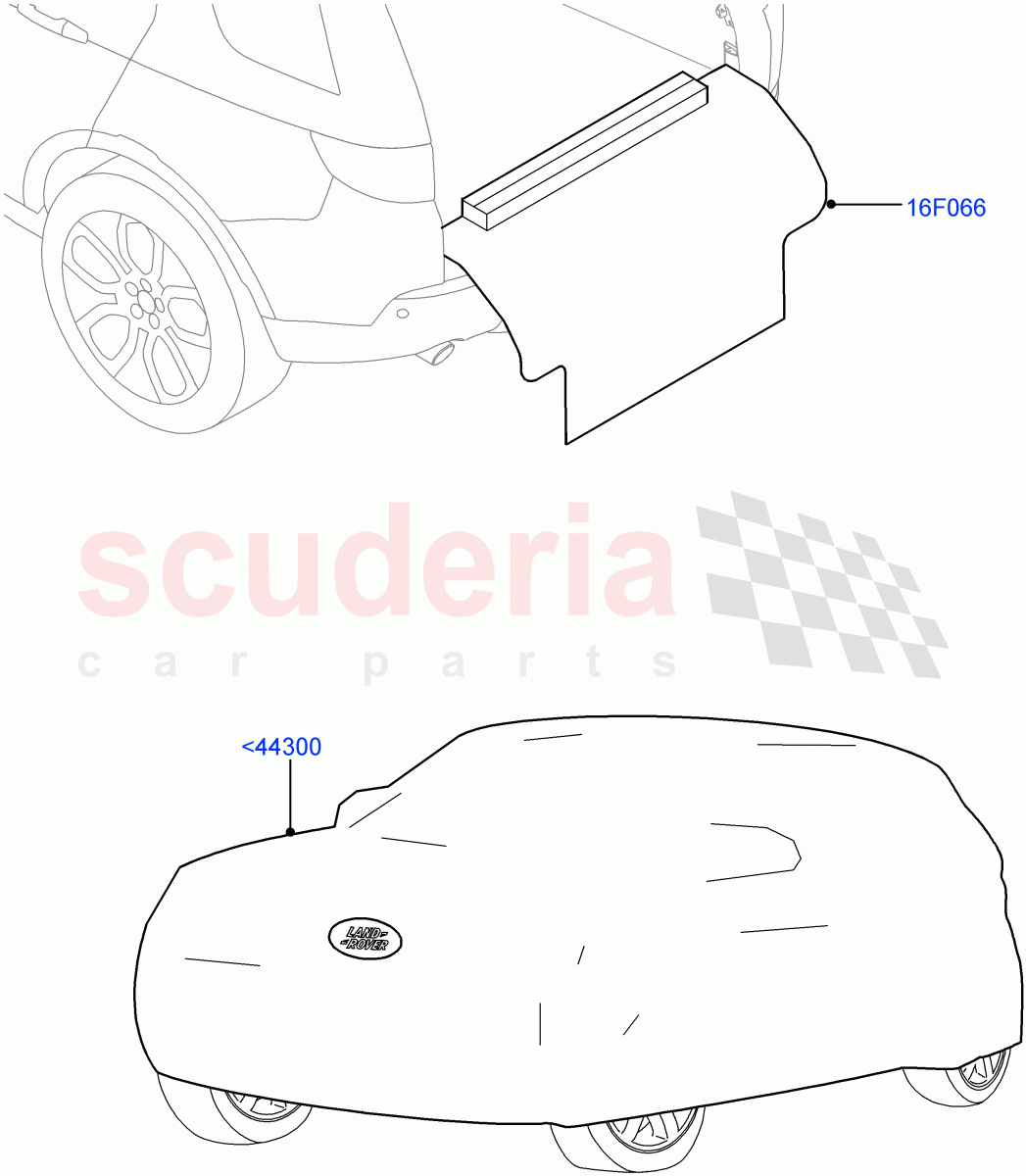 Exterior Body Protection(Halewood (UK)) of Land Rover Land Rover Range Rover Evoque (2019+) [2.0 Turbo Diesel AJ21D4]