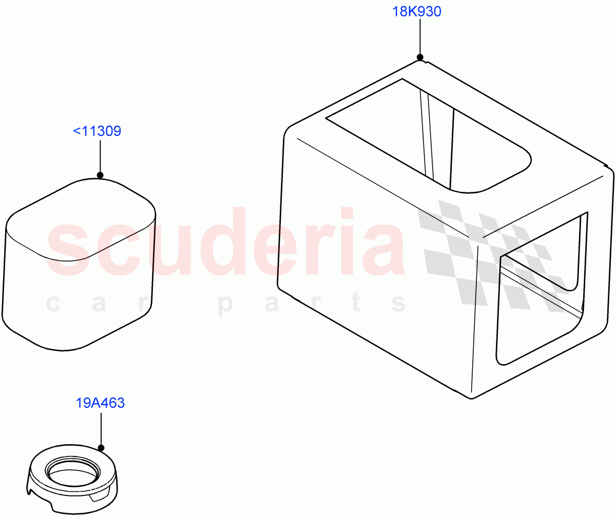 Pet Accesorries(Itatiaia (Brazil)) of Land Rover Land Rover Range Rover Evoque (2019+) [2.0 Turbo Petrol AJ200P]