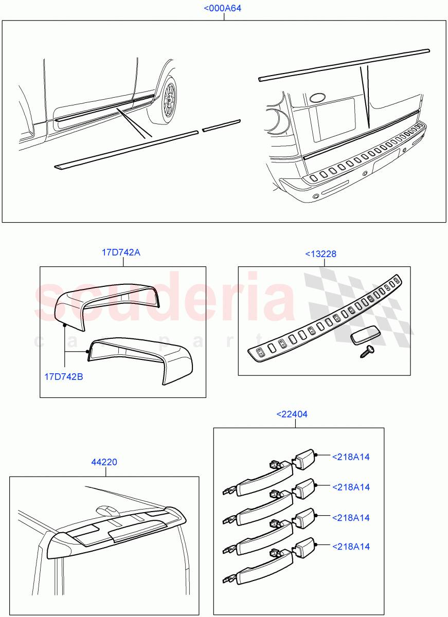 Complete Vehicle Body Dress Up Kits((V)FROMAA000001) of Land Rover Land Rover Discovery 4 (2010-2016) [4.0 Petrol V6]