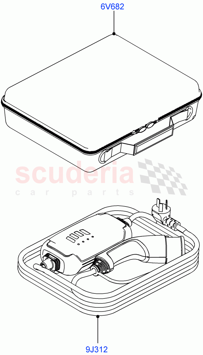 Tools(Charging Equipment)(Changsu (China),Electric Engine Battery-PHEV) of Land Rover Land Rover Range Rover Evoque (2019+) [2.0 Turbo Diesel AJ21D4]