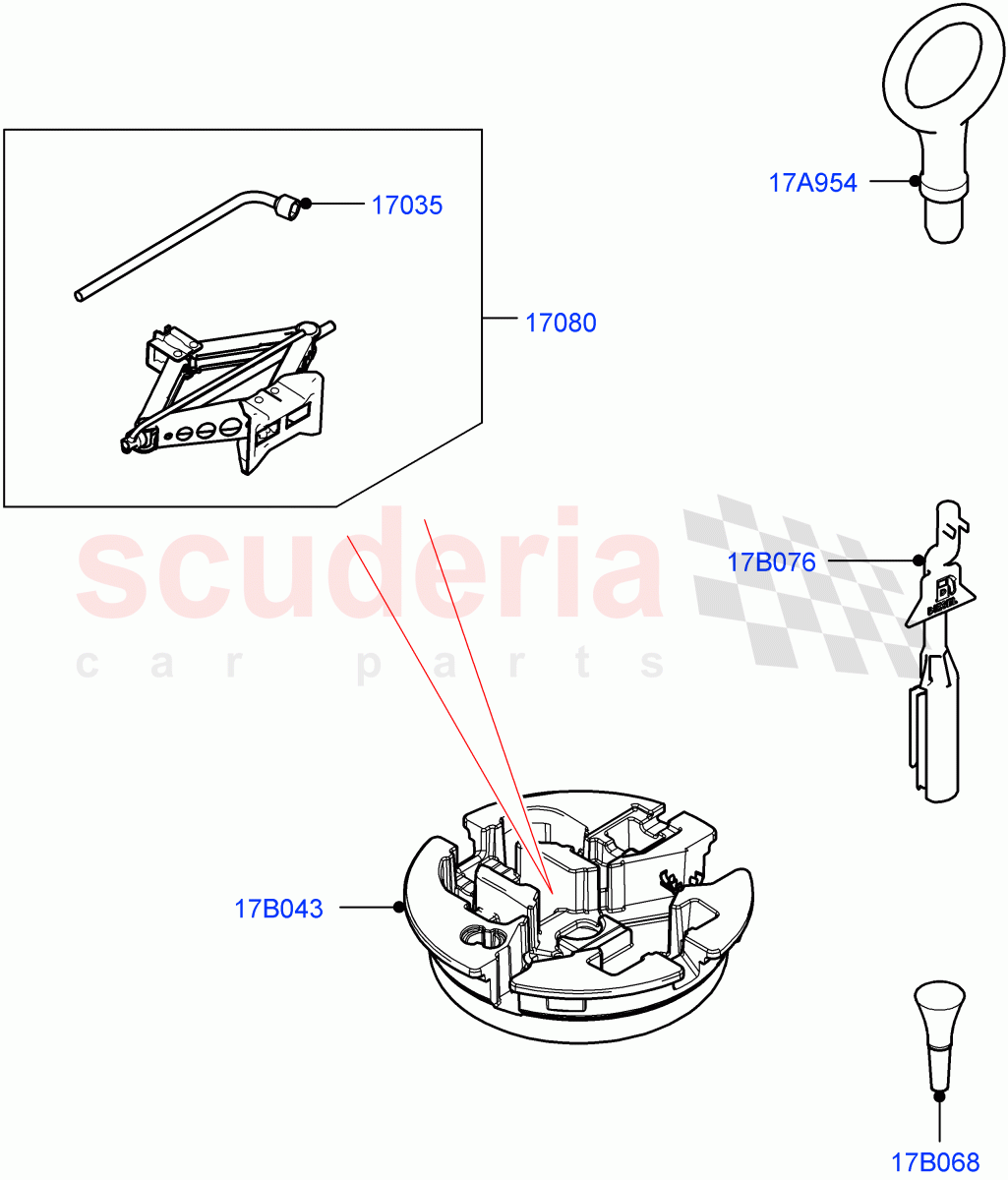 Tools(Halewood (UK)) of Land Rover Land Rover Range Rover Evoque (2019+) [2.0 Turbo Diesel AJ21D4]