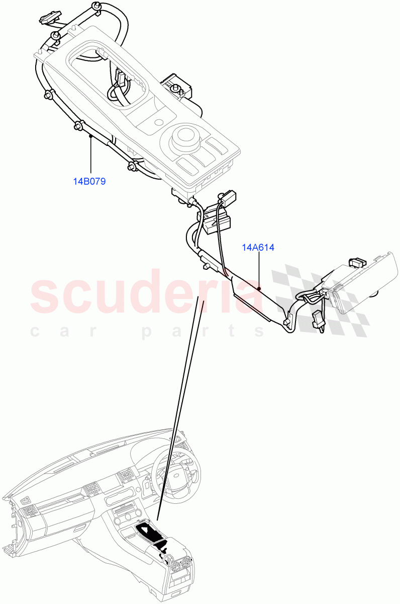 Electrical Wiring - Engine And Dash(Console)((V)FROMAA000001) of Land Rover Land Rover Range Rover Sport (2010-2013) [3.6 V8 32V DOHC EFI Diesel]