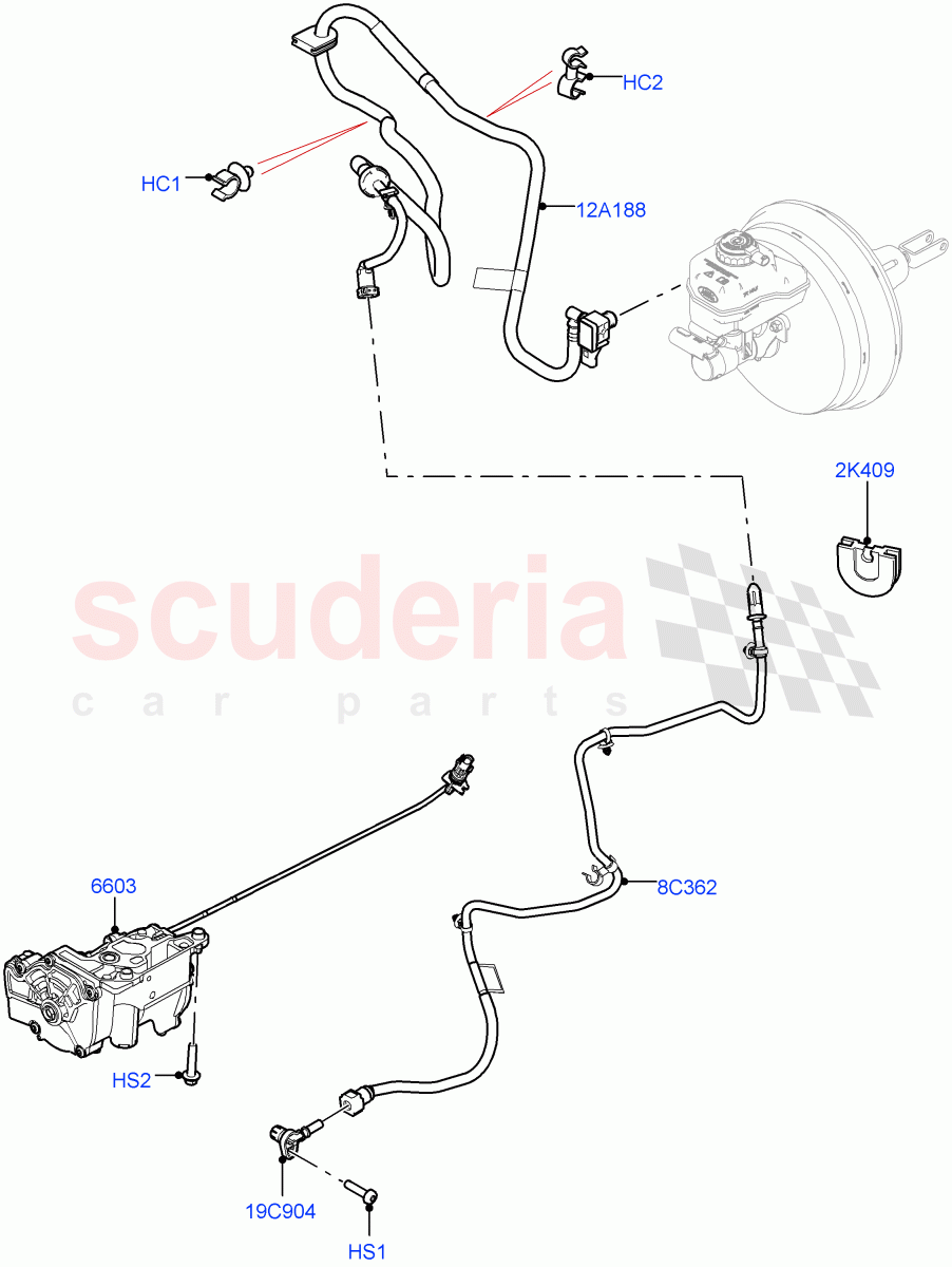 Vacuum Control And Air Injection(3.0L AJ20P6 Petrol High,LHD)((V)FROMKA000001) of Land Rover Land Rover Range Rover (2012-2021) [3.0 I6 Turbo Petrol AJ20P6]