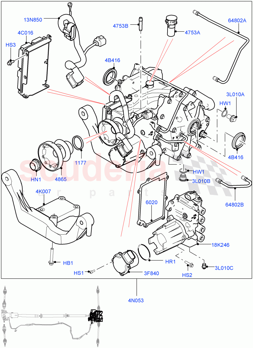 Rear Axle(Internal Components)(Halewood (UK),Dynamic Driveline)((V)TOHH655127) of Land Rover Land Rover Discovery Sport (2015+) [2.0 Turbo Petrol AJ200P]