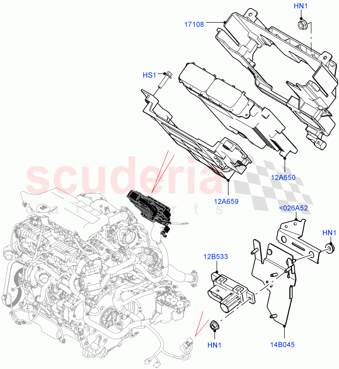 Engine Modules And Sensors (2.0L AJ20D4 Diesel High PTA, Halewood (UK)) of Land Rover Land Rover Range Rover Evoque (2019+) [2.0 Turbo Diesel]