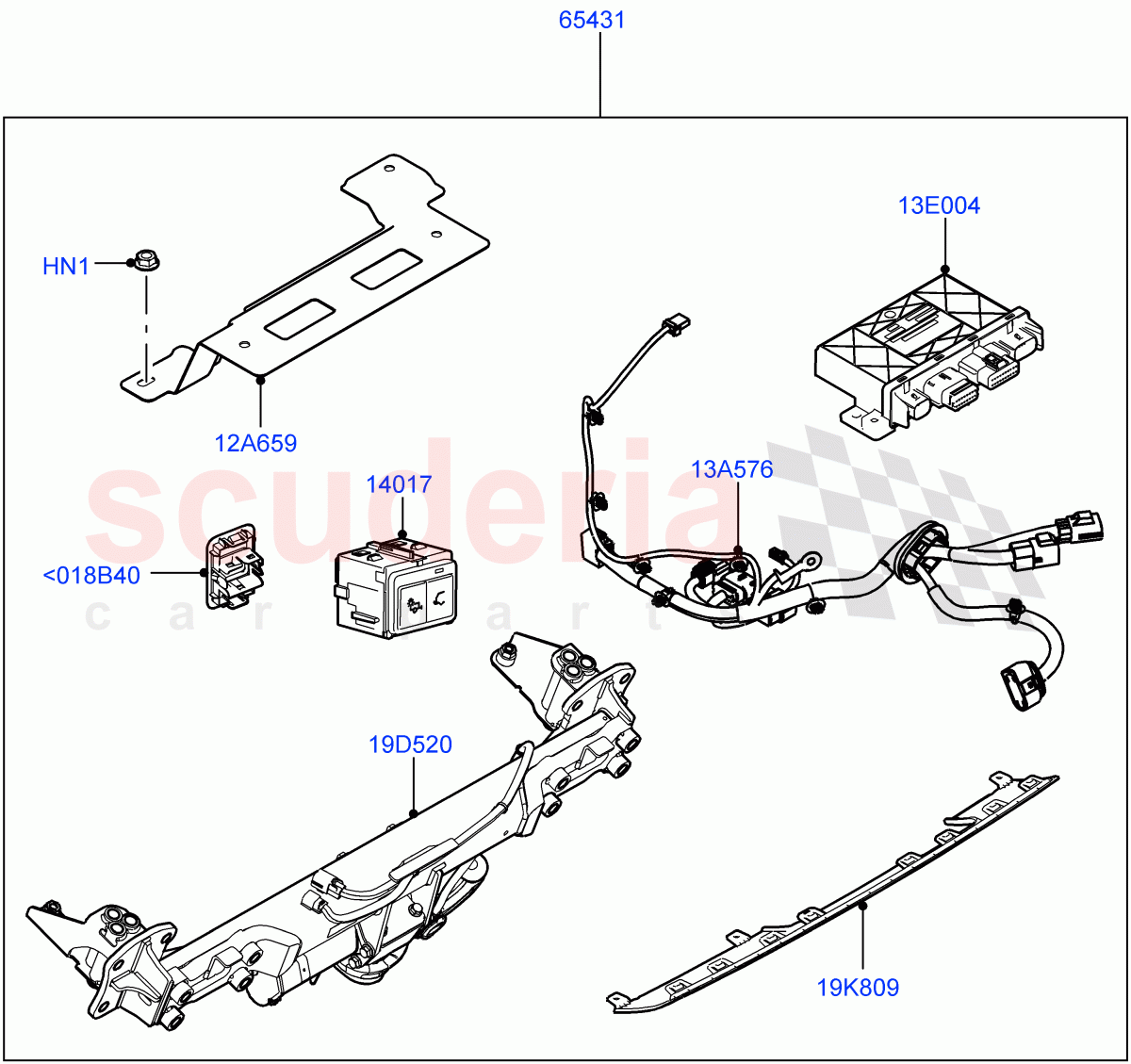 Accessory Pack (Electrically Deployable Tow Bar) ((-) "CDN/USA") of Land Rover Land Rover Defender (2020+) [2.0 Turbo Petrol AJ200P]