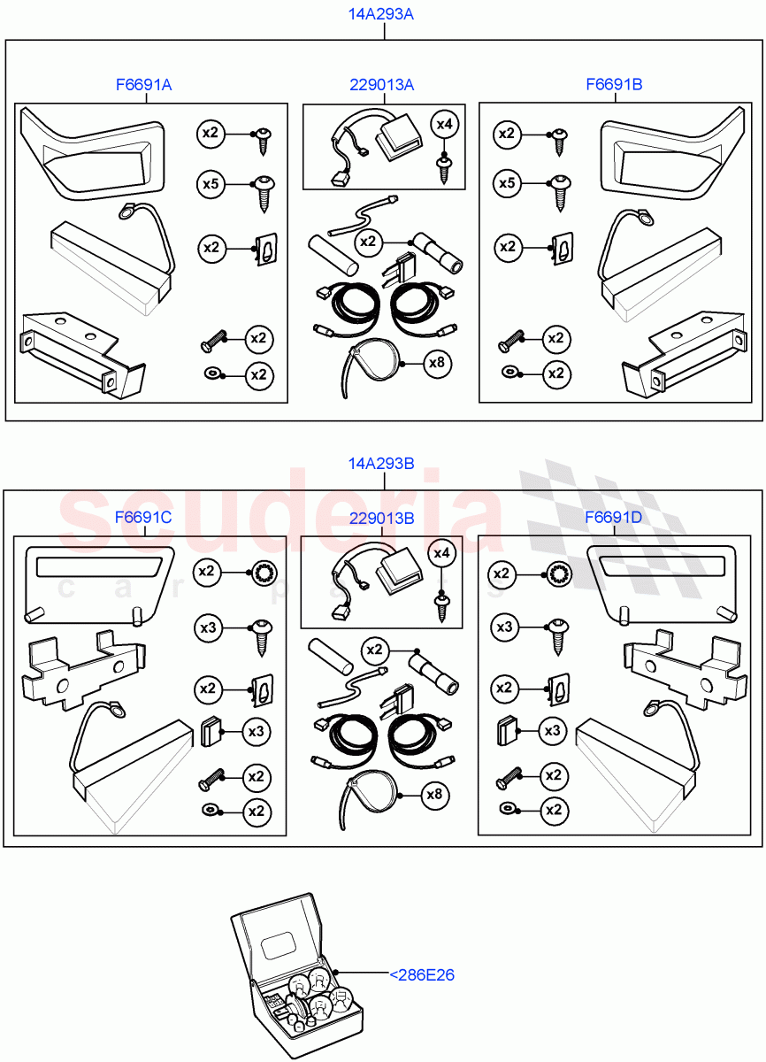 Accessory - Electrical Kit(Accessory)((V)FROMAA000001) of Land Rover Land Rover Range Rover Sport (2010-2013) [5.0 OHC SGDI SC V8 Petrol]