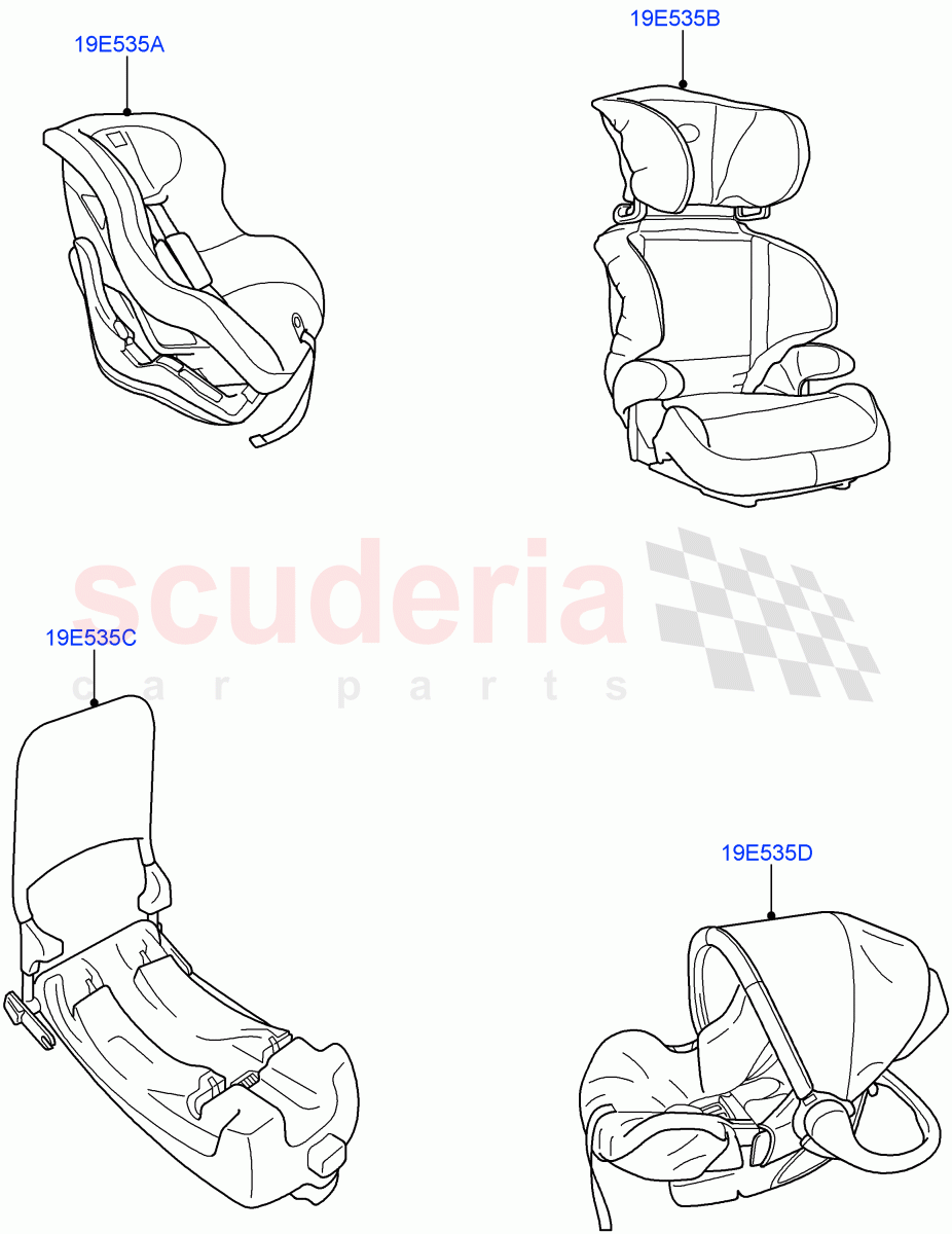 Child Seating(Accessory) of Land Rover Land Rover Range Rover Sport (2014+) [3.0 I6 Turbo Petrol AJ20P6]