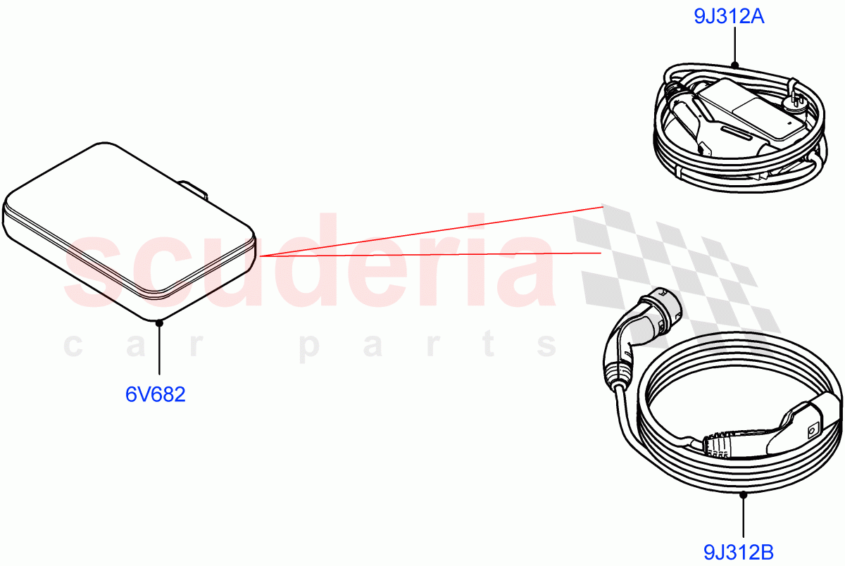 Tools(Charging Equipment)(Electric Engine Battery-PHEV)((V)FROMLH000001) of Land Rover Land Rover Range Rover Evoque (2019+) [2.0 Turbo Diesel AJ21D4]