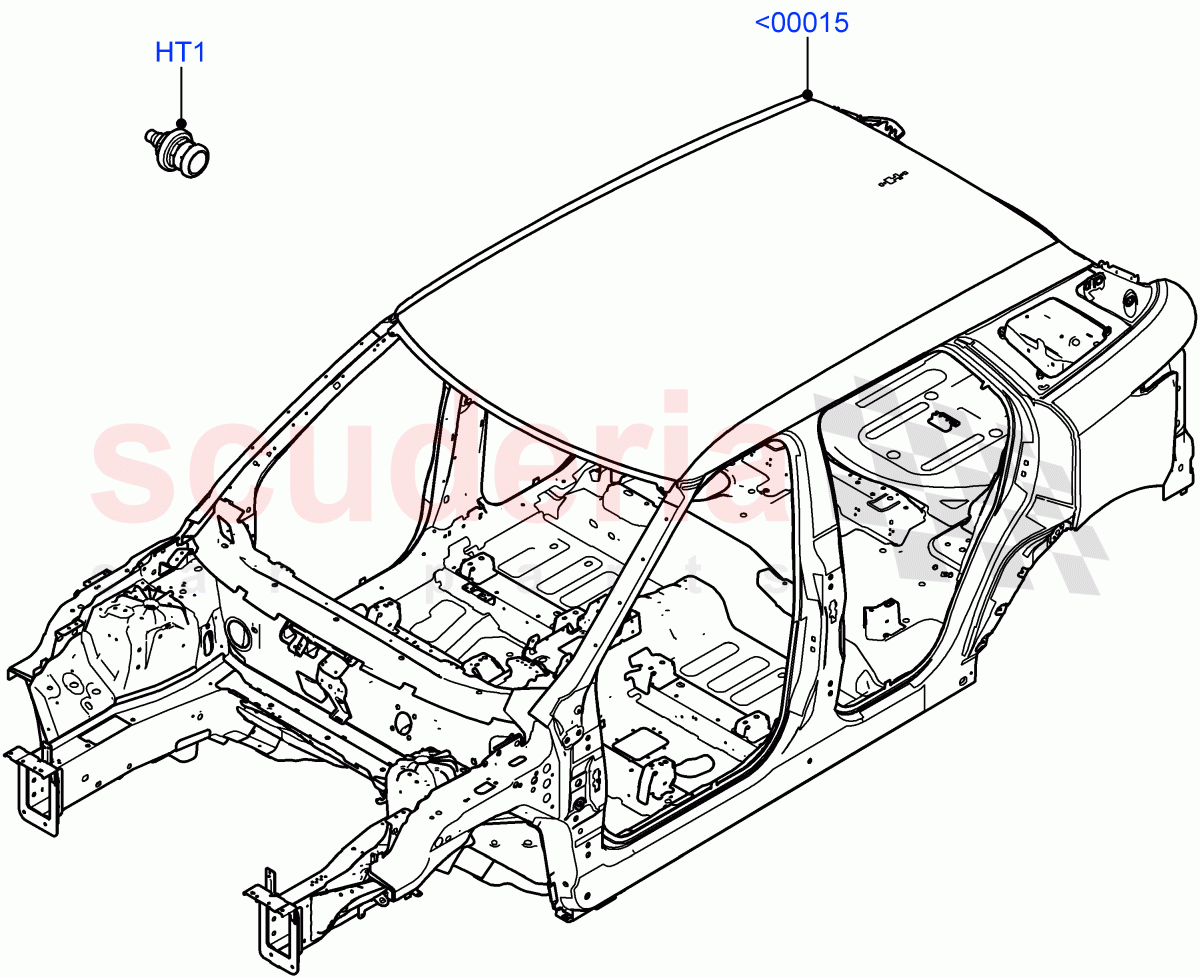 Bodyshell(Changsu (China)) of Land Rover Land Rover Range Rover Evoque (2019+) [2.0 Turbo Diesel]