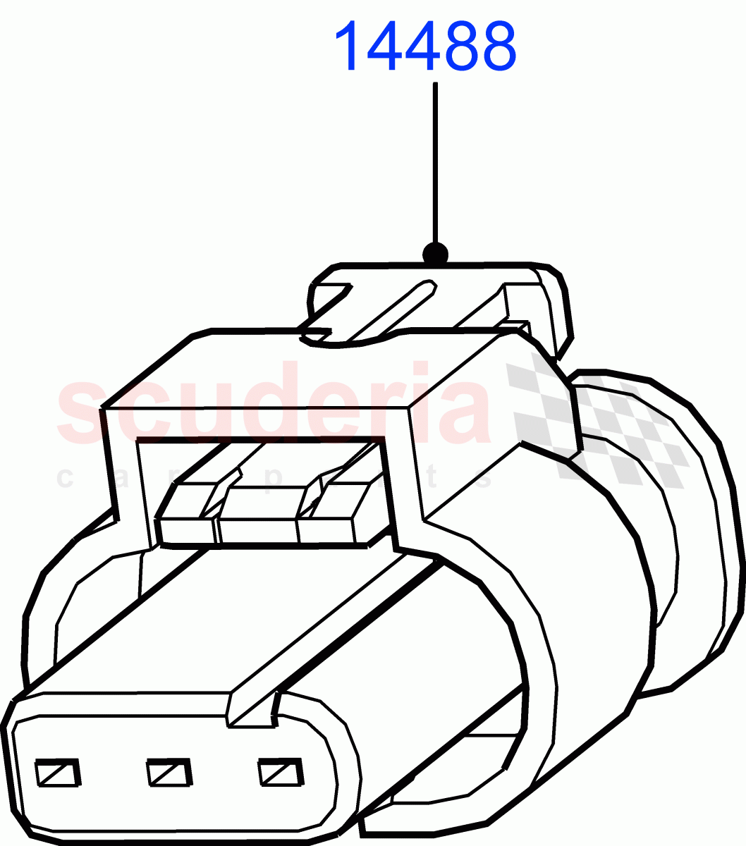 Wiring Connectors(, Nitra Plant Build)((V)FROMK2000001) of Land Rover Land Rover Discovery 5 (2017+) [2.0 Turbo Petrol AJ200P]