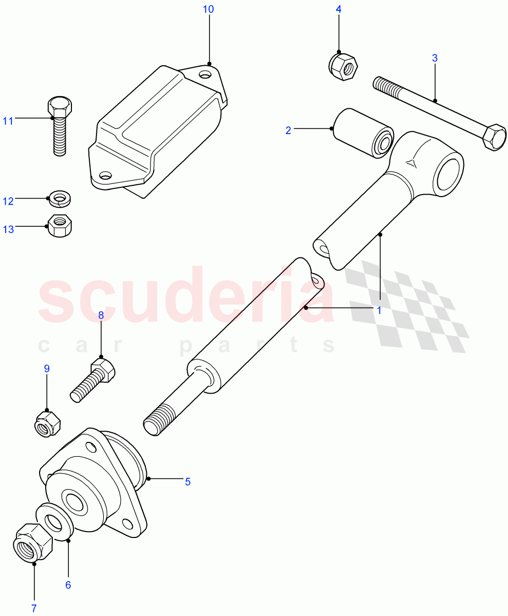 Bottom Link((V)FROM7A000001) of Land Rover Land Rover Defender (2007-2016)