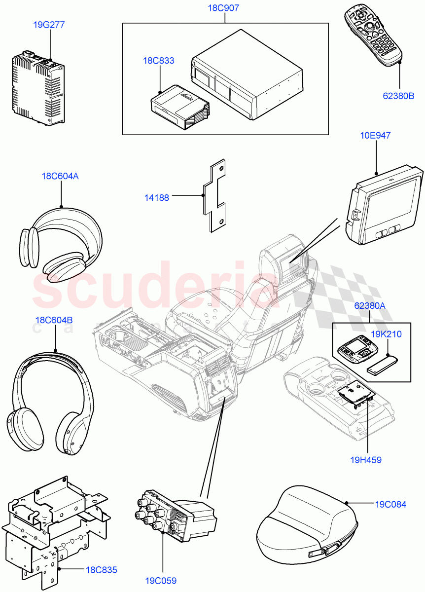 Family Entertainment System((V)FROMAA000001) of Land Rover Land Rover Range Rover (2010-2012) [4.4 DOHC Diesel V8 DITC]