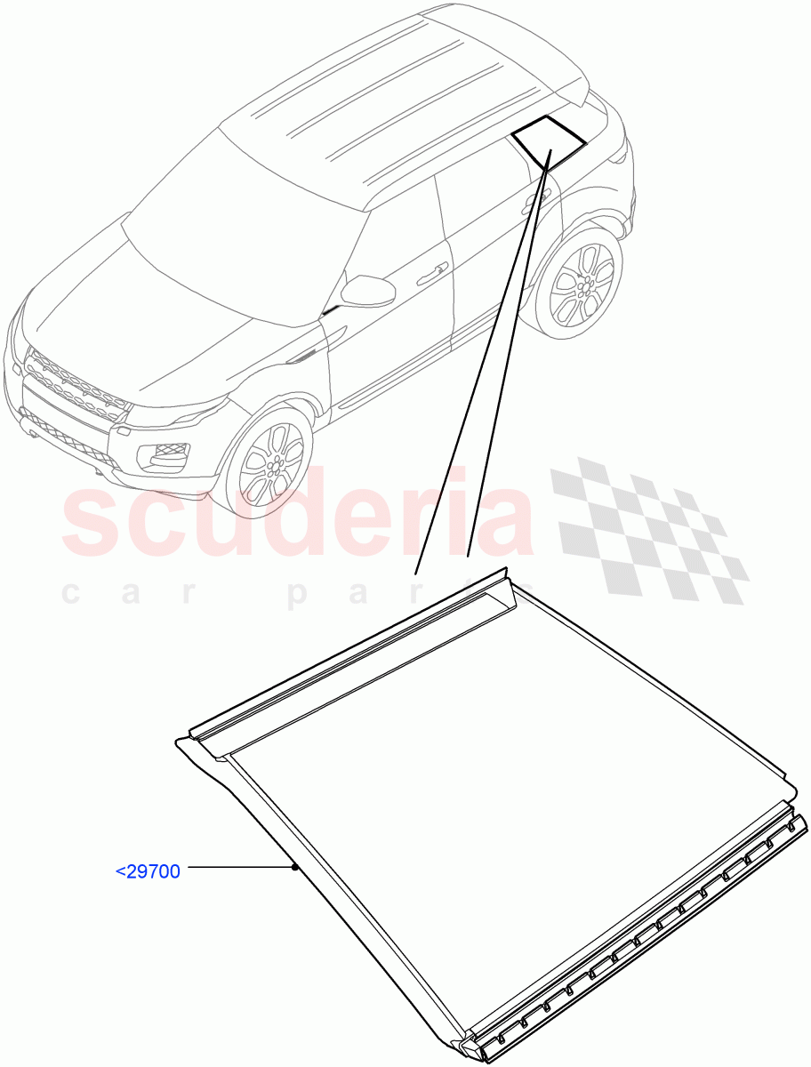 Quarter Windows(Changsu (China))((V)FROMEG000001) of Land Rover Land Rover Range Rover Evoque (2012-2018) [2.0 Turbo Diesel]