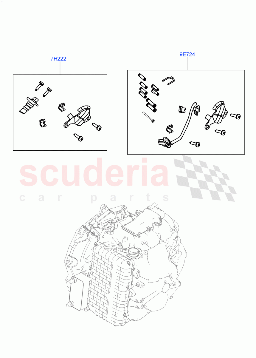 Valve Body - Main Control & Servo's(9 Speed Auto Trans 9HP50,Halewood (UK)) of Land Rover Land Rover Range Rover Evoque (2019+) [2.0 Turbo Diesel]