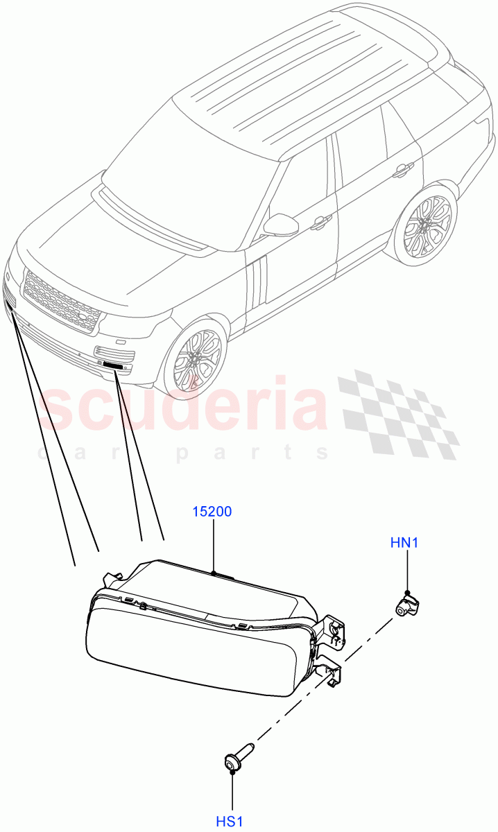 Front Fog Lamps (With Front Fog Lamps) of Land Rover Land Rover Range Rover (2012-2021) [2.0 Turbo Petrol GTDI]