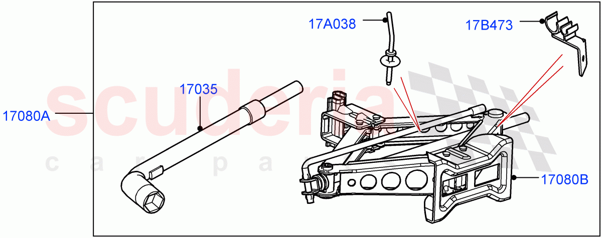 Tools(Itatiaia (Brazil)) of Land Rover Land Rover Range Rover Evoque (2012-2018) [2.2 Single Turbo Diesel]