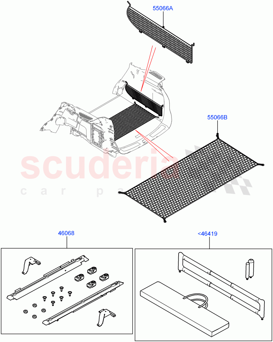 Load Retention Systems of Land Rover Land Rover Range Rover Velar (2017+) [2.0 Turbo Diesel]