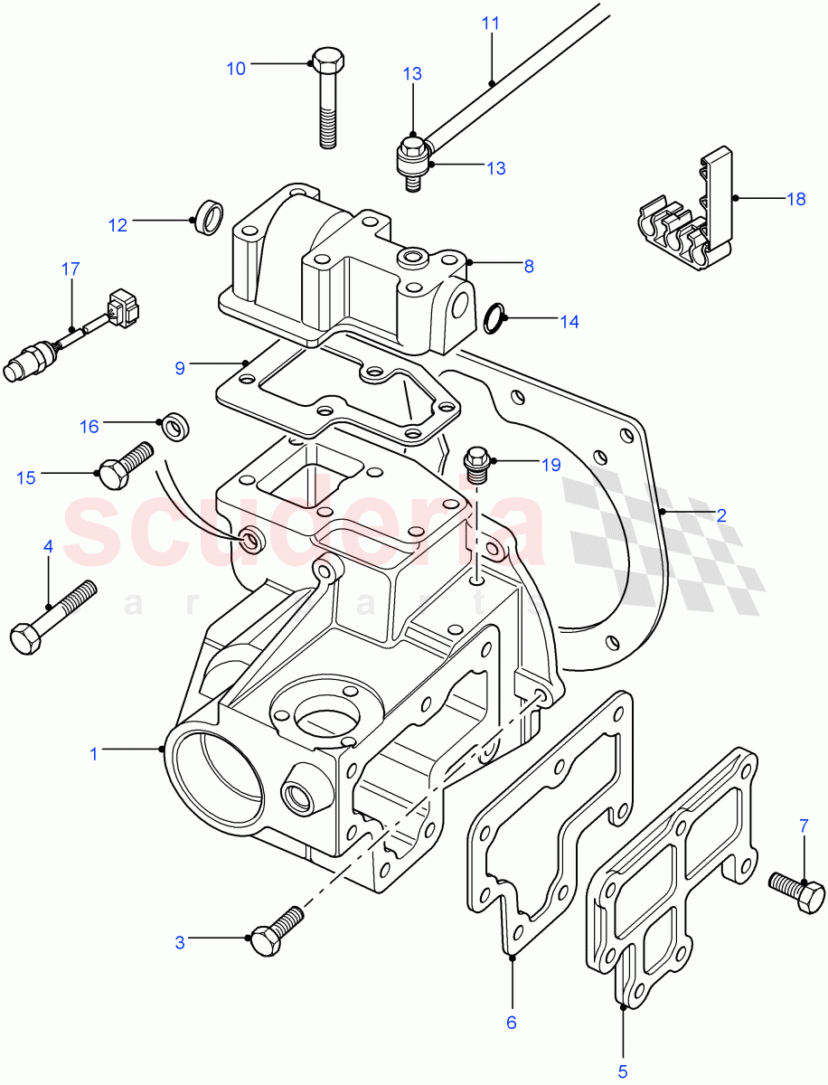 Front Housing((V)FROM7A000001) of Land Rover Land Rover Defender (2007-2016)