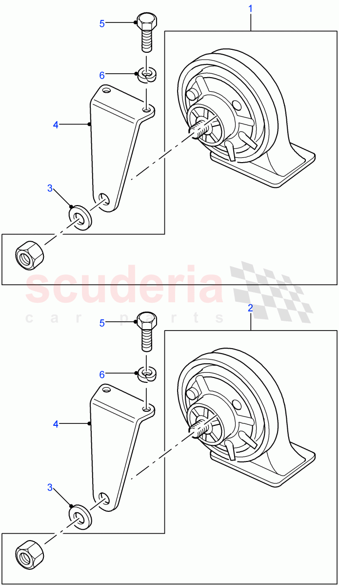 Horn (Less Air Conditioning) ((V) FROM7A000001) of Land Rover Land Rover Defender (2007-2016)