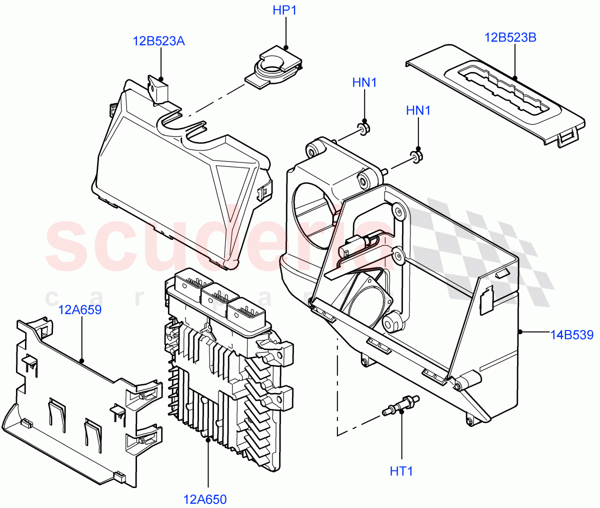 Engine Modules And Sensors(Lion Diesel 2.7 V6 (140KW))((V)FROMAA000001) of Land Rover Land Rover Discovery 4 (2010-2016) [2.7 Diesel V6]