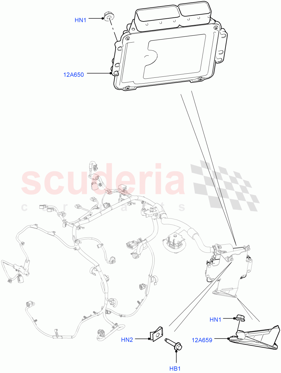 Engine Modules And Sensors(2.0L 16V TIVCT T/C 240PS Petrol) of Land Rover Land Rover Range Rover Sport (2014+) [2.0 Turbo Petrol GTDI]