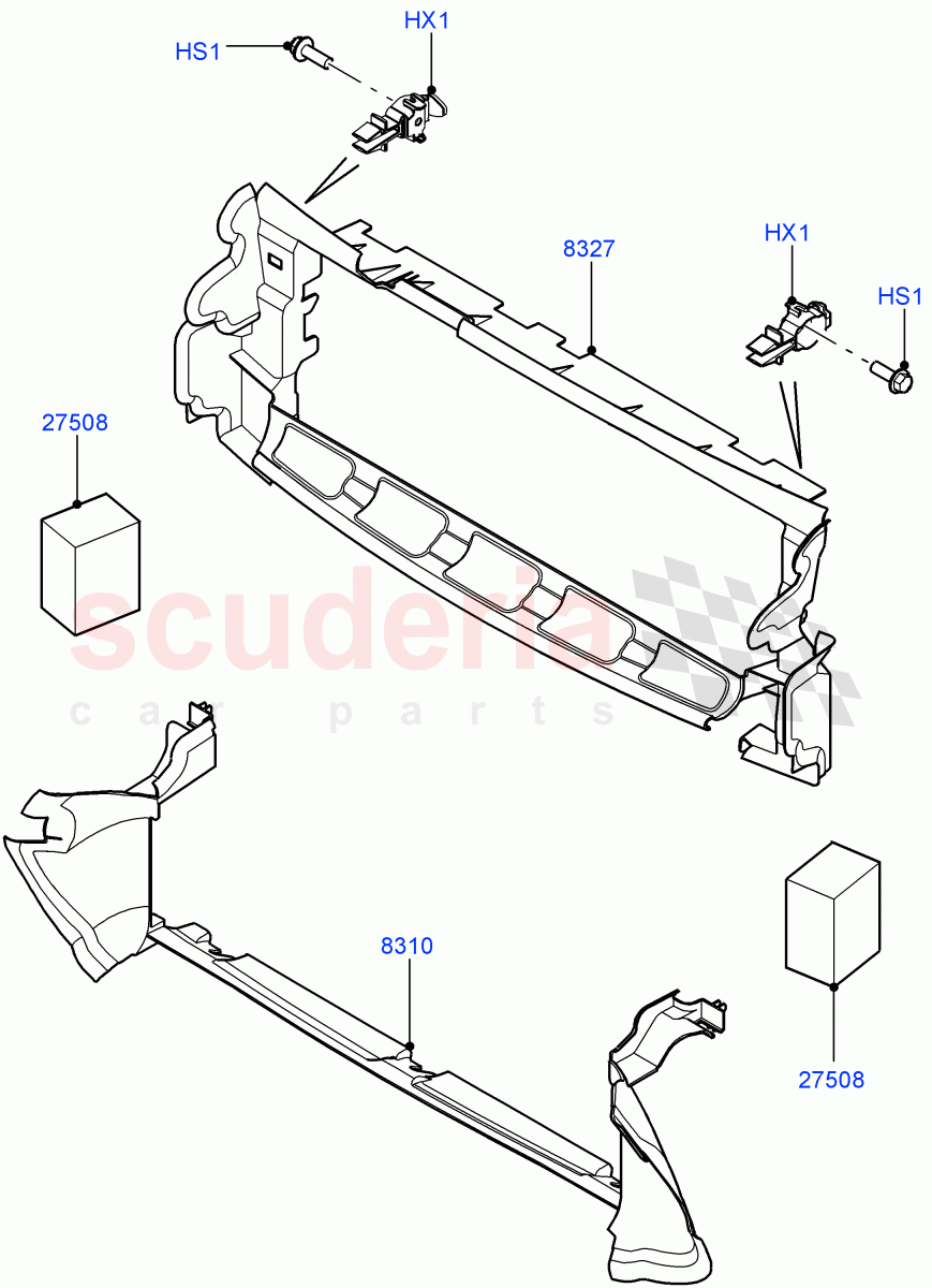 Air Deflectors (Changsu (China)) ((V) FROMEG000001) of Land Rover Land Rover Range Rover Evoque (2012-2018) [2.0 Turbo Petrol AJ200P]