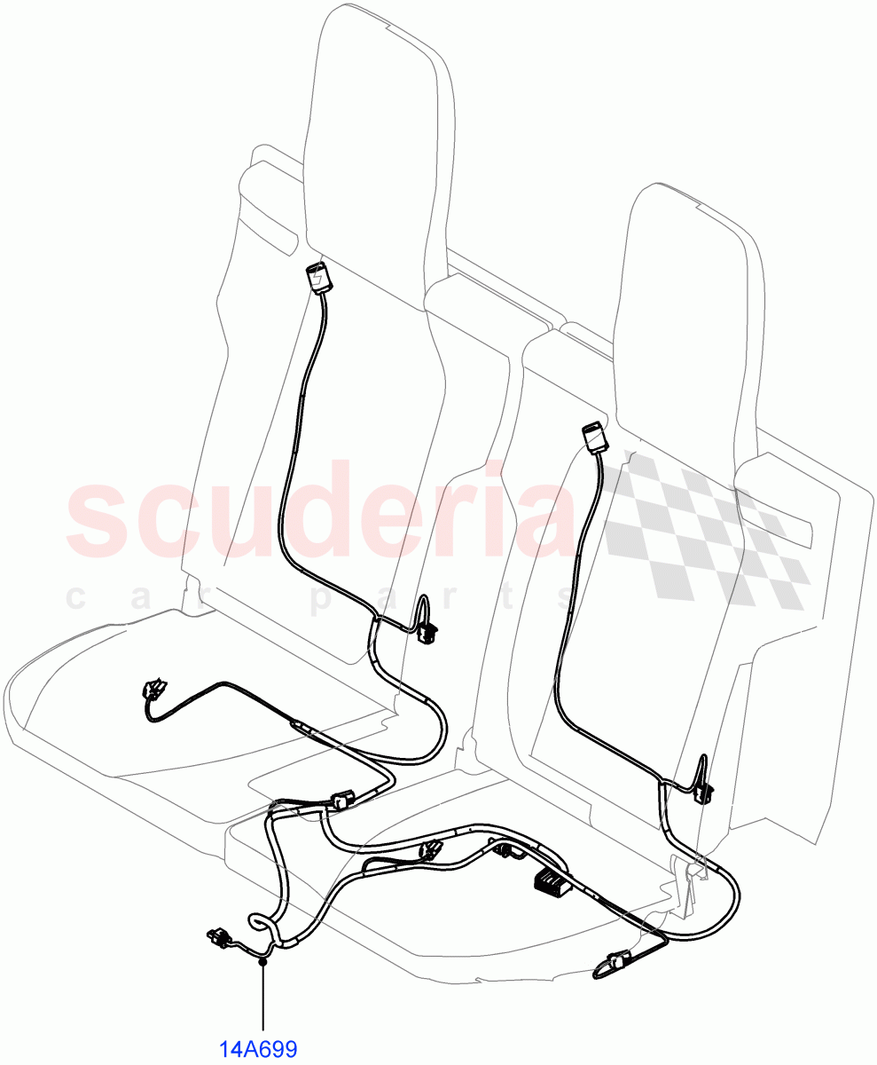 Wiring - Seats(With 7 Seat Configuration) of Land Rover Land Rover Range Rover Sport (2014+) [2.0 Turbo Diesel]