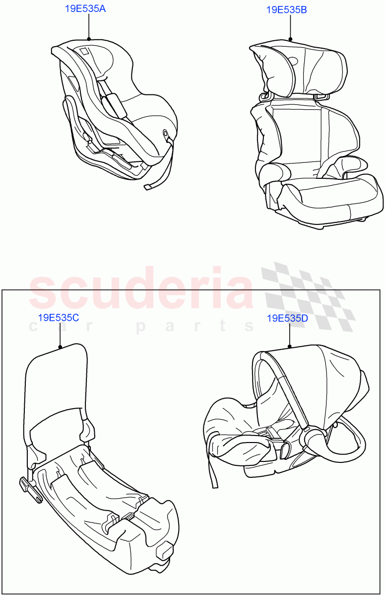 Child Seat(Accessory)((V)FROMAA000001) of Land Rover Land Rover Discovery 4 (2010-2016) [5.0 OHC SGDI NA V8 Petrol]