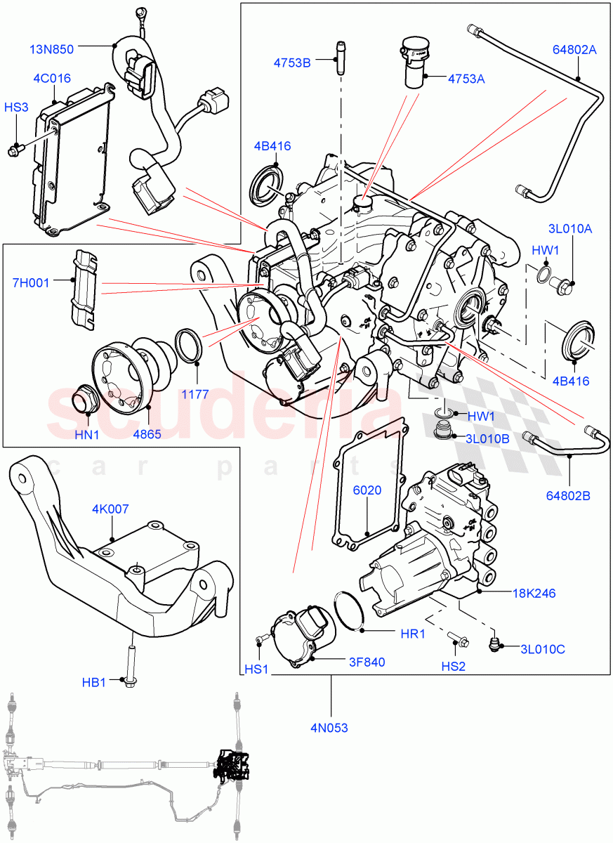 Rear Axle(Internal Components)(Itatiaia (Brazil),Dynamic Driveline)((V)FROMJT000001) of Land Rover Land Rover Discovery Sport (2015+) [2.0 Turbo Petrol GTDI]