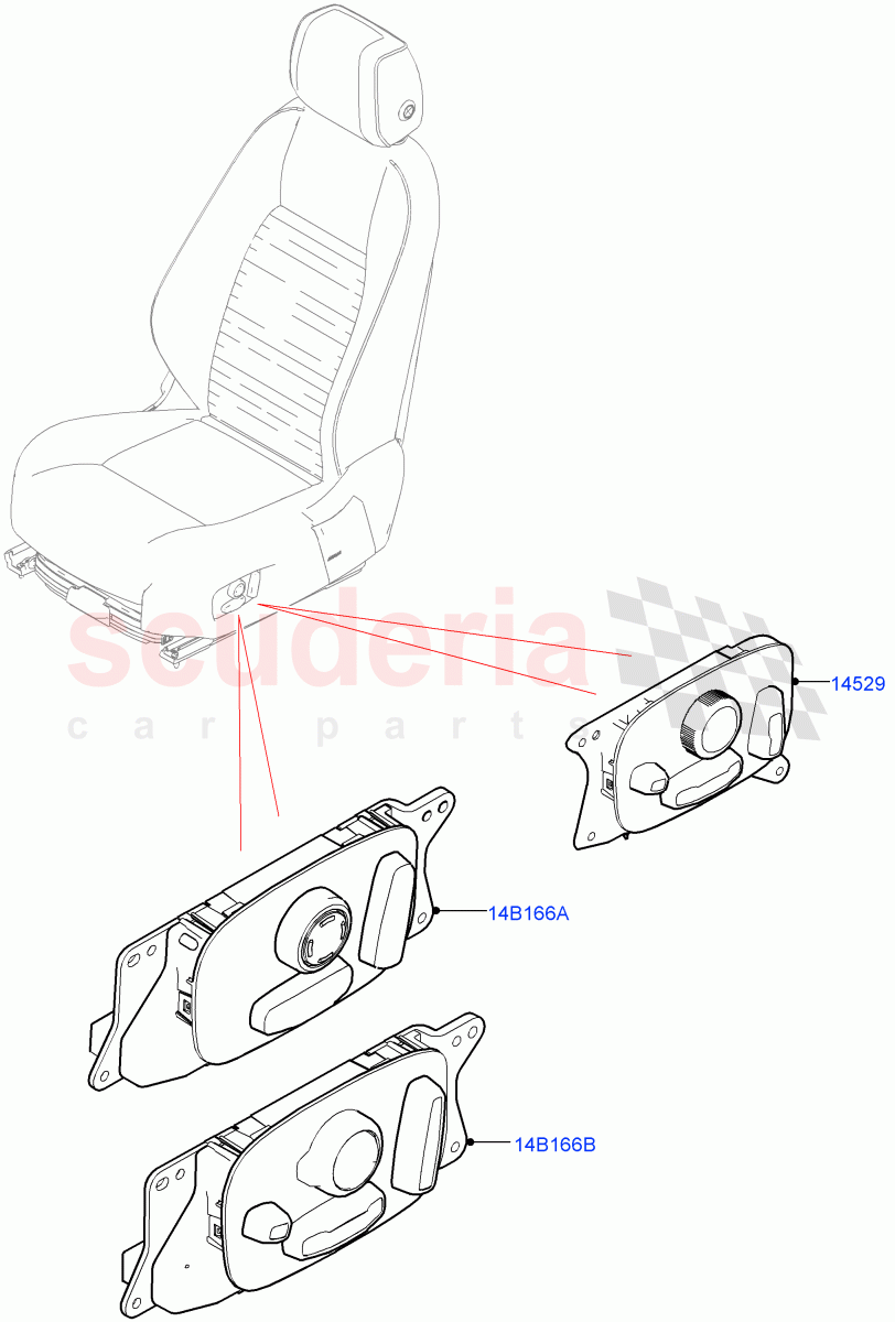 Switches(Seats)(Changsu (China))((V)FROMHG379388) of Land Rover Land Rover Discovery Sport (2015+) [1.5 I3 Turbo Petrol AJ20P3]