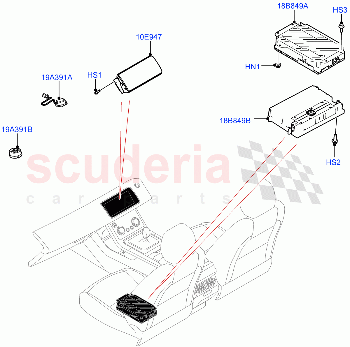 Audio Equipment - Original Fit(Changsu (China))((V)FROMKG446857) of Land Rover Land Rover Discovery Sport (2015+) [2.0 Turbo Petrol GTDI]