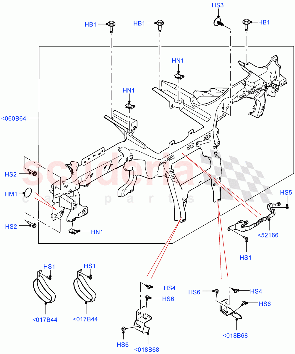 Instrument Panel(Internal Components) of Land Rover Land Rover Range Rover (2022+) [4.4 V8 Turbo Petrol NC10]