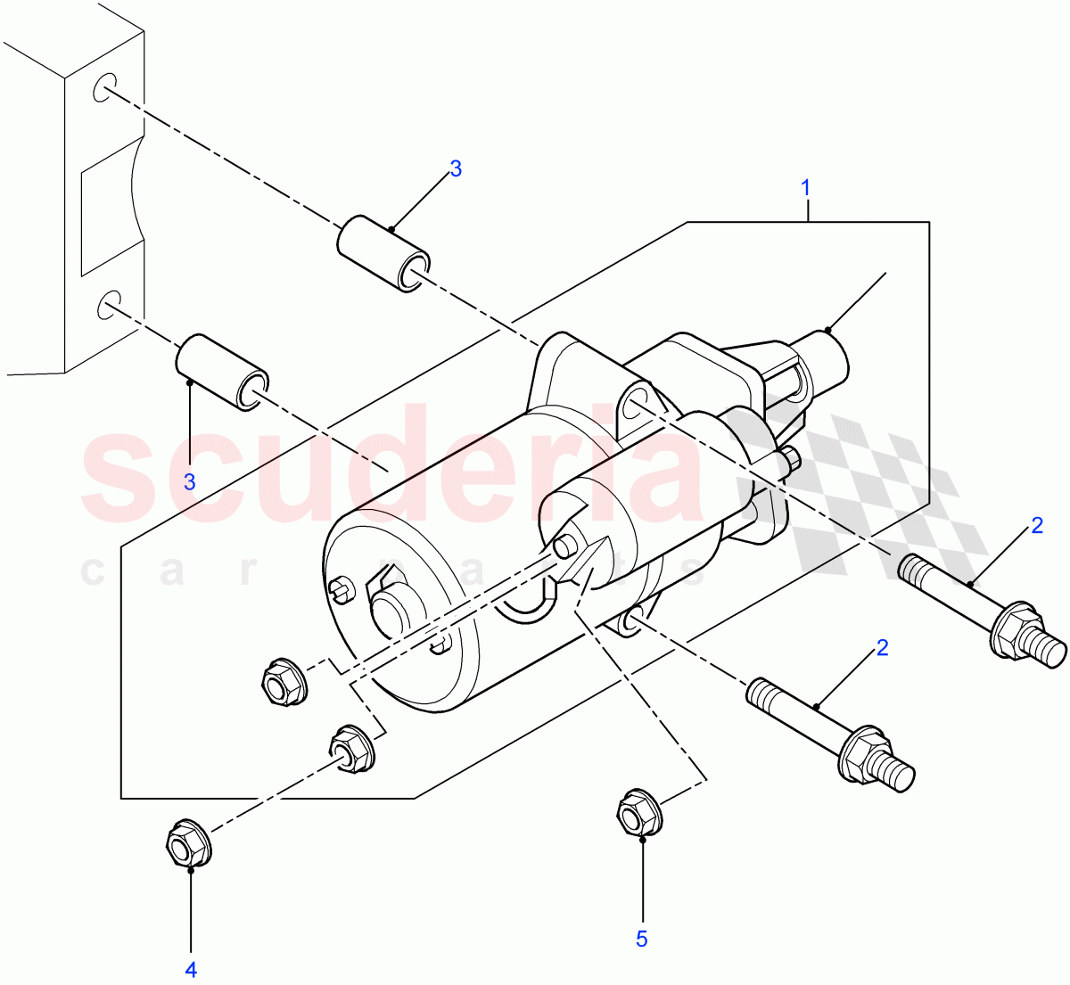 Starter Motor((V)FROM7A000001) of Land Rover Land Rover Defender (2007-2016)