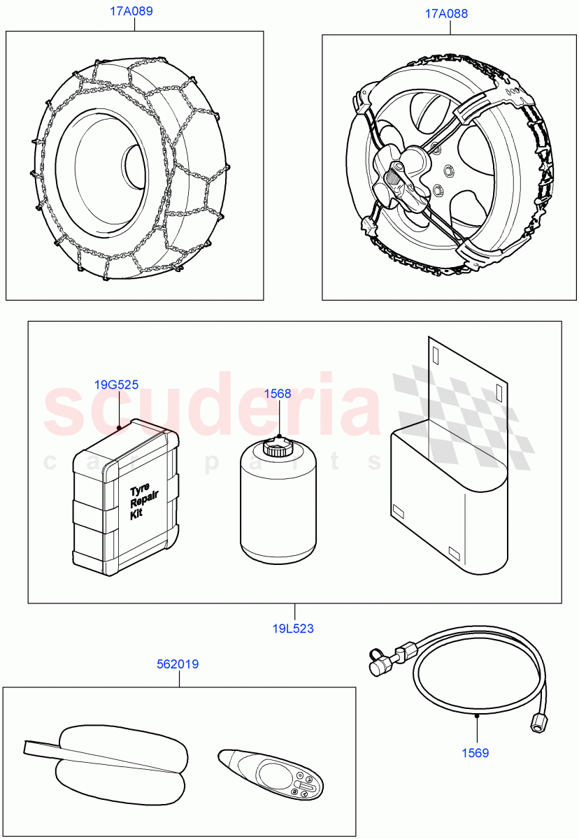 Emergency And Safety Equipment(External, Accessory)((V)FROMAA000001) of Land Rover Land Rover Discovery 4 (2010-2016) [2.7 Diesel V6]