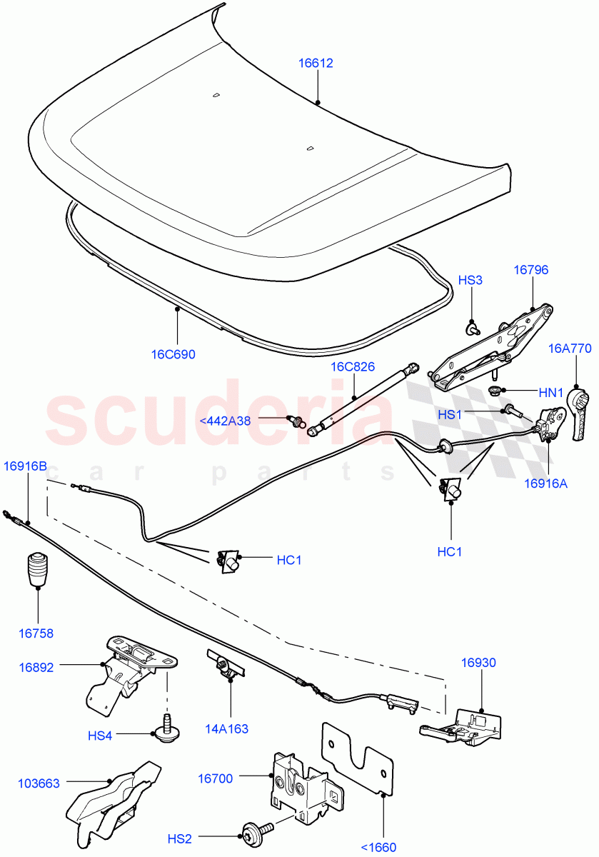 Hood And Related Parts ((V) FROMAA000001) of Land Rover Land Rover Discovery 4 (2010-2016) [3.0 Diesel 24V DOHC TC]