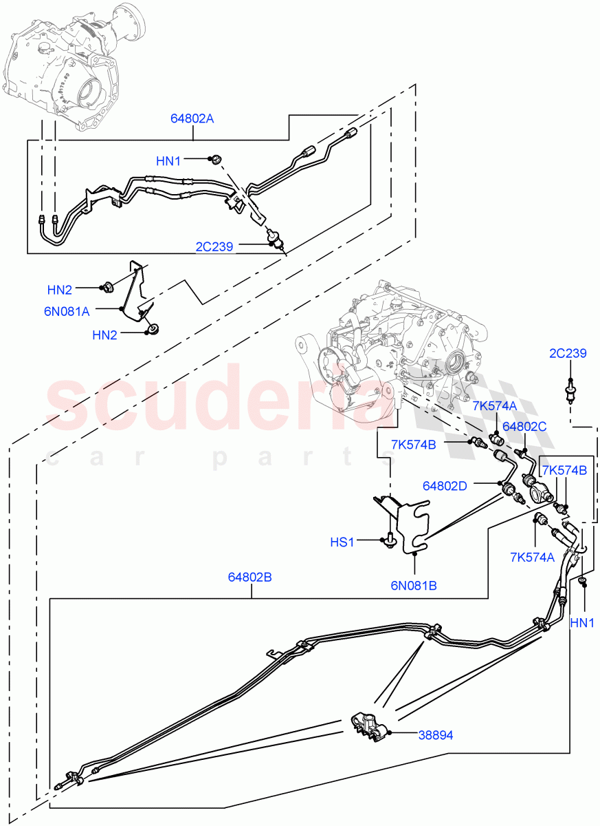Active Driveline (Itatiaia (Brazil), Dynamic Driveline) ((V) FROMGT000001) of Land Rover Land Rover Range Rover Evoque (2012-2018) [2.0 Turbo Petrol GTDI]