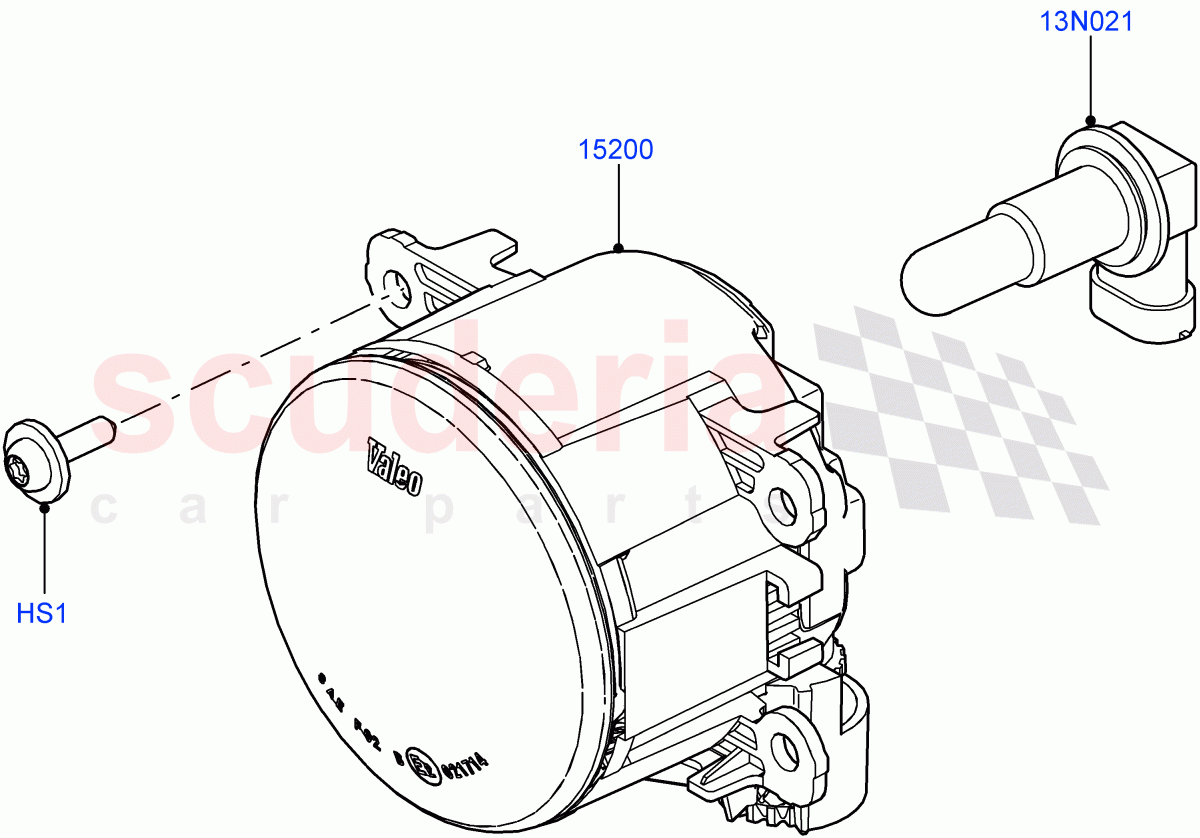 Front Fog Lamps((V)FROMAA000001) of Land Rover Land Rover Range Rover (2010-2012) [3.6 V8 32V DOHC EFI Diesel]