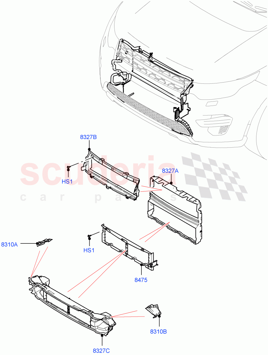 Air Deflectors(Itatiaia (Brazil))((V)FROMLT000001) of Land Rover Land Rover Discovery Sport (2015+) [2.0 Turbo Diesel AJ21D4]