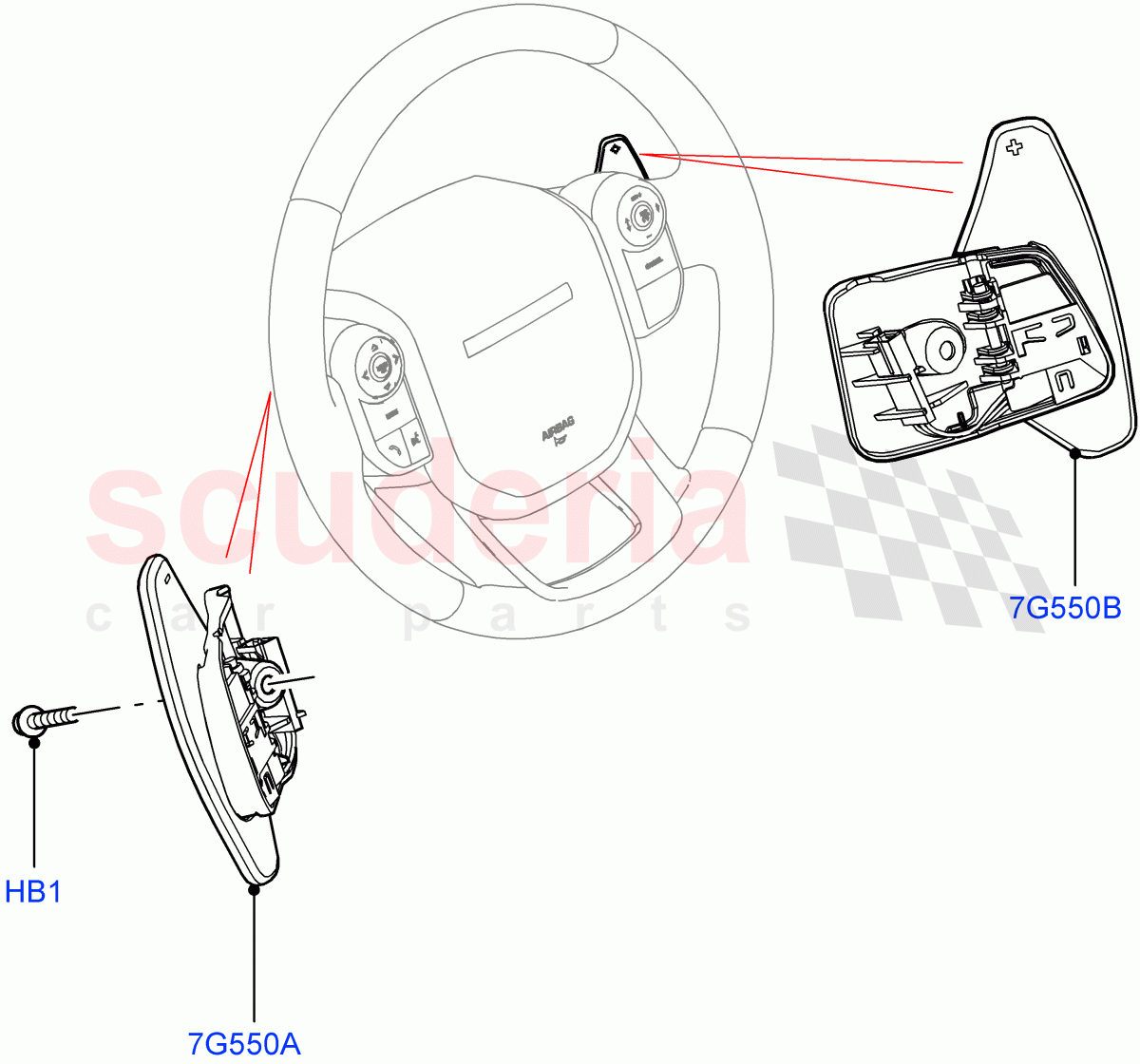 Gear Change-Automatic Transmission(9 Speed Auto Trans 9HP50,Itatiaia (Brazil),Paddle Shift)((V)FROMLT000001) of Land Rover Land Rover Discovery Sport (2015+) [2.0 Turbo Diesel]